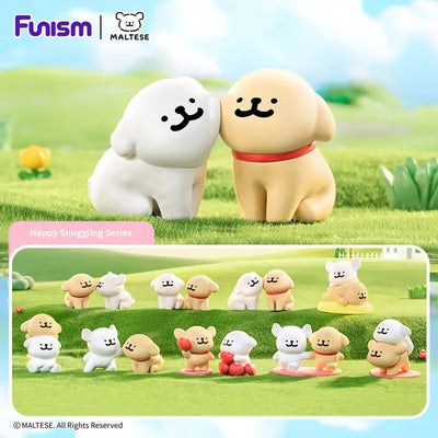 FUNISM Maltese Happy Snuggling Series Blind Box Figures