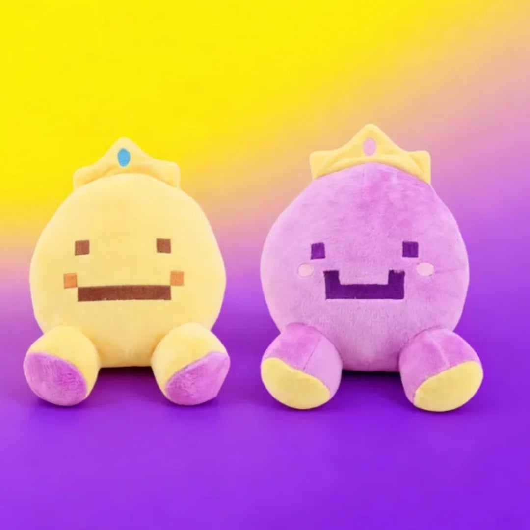 Cute Unstablesmp Wemmbu and Zam Plush collector view