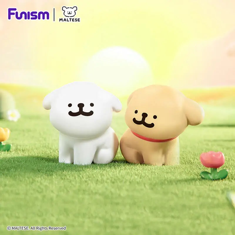FUNISM Maltese Happy Snuggling Series Blind Box Figures