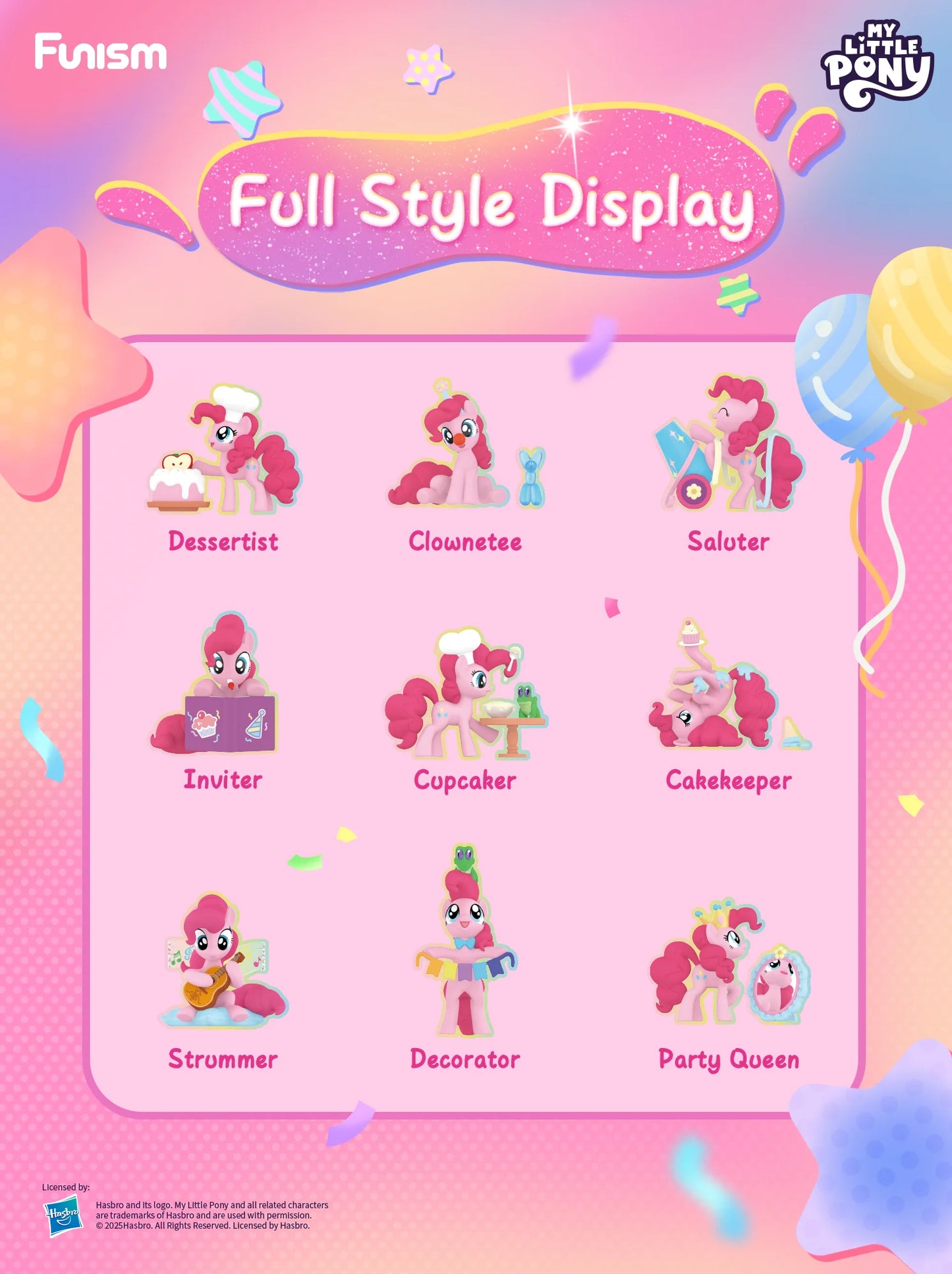 FUNISM My Little Pony Party Moment Series Blind Box Figures