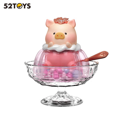 52TOYS LuLu The Piggy Princess of Jelly, Collectible Action Figure，Height: 4.13inch/10.5cm