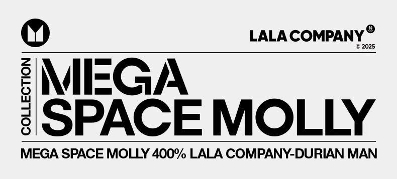 POP MART MEGA SPACE MOLLY 400% LALA COMPANY Durian Man Limited Edition