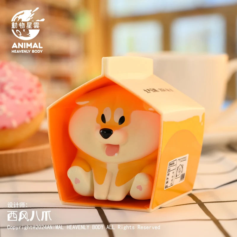 Animal Heavenly Body Shiba Inu Delicious Dog Series Blind Box Figures