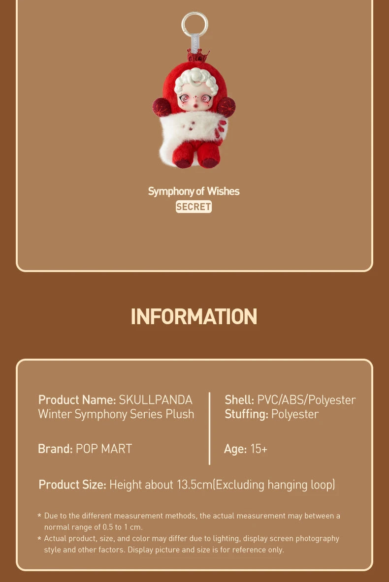 POP MART SKULLPANDA Winter Symphony Series Blind Box