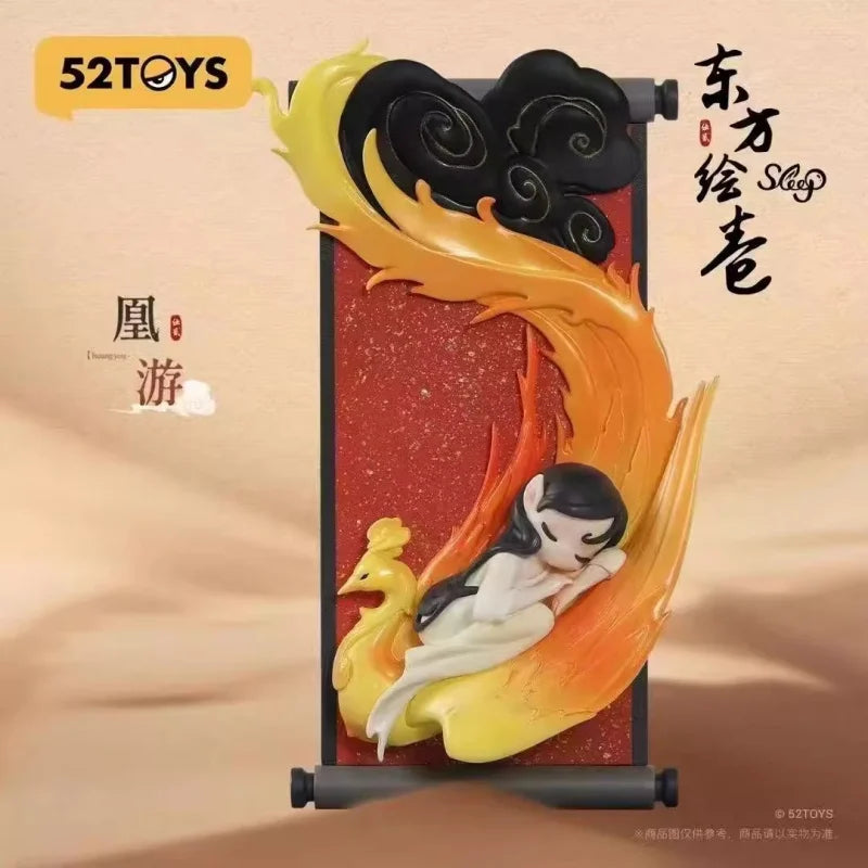 New Sleep Chinese Scrolls Series Blind Box Figures