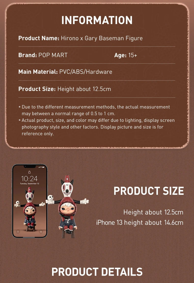 POP MART Hirono × Gary Baseman Limited Edition Figure