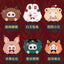 Bunny Fantasy Christmas Party Series Blind Box Plush Doll Collectible Toy