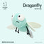Cute Cartoon Insect Plush Toy Collection – Caterpillar, Firefly, Dragonfly, Mosquito, Cockroach
