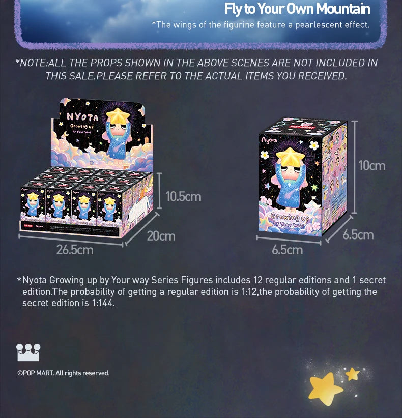 POP MART Nyota Growing Up by Your Way Series Figures Blind Box - LIMITED STOCK