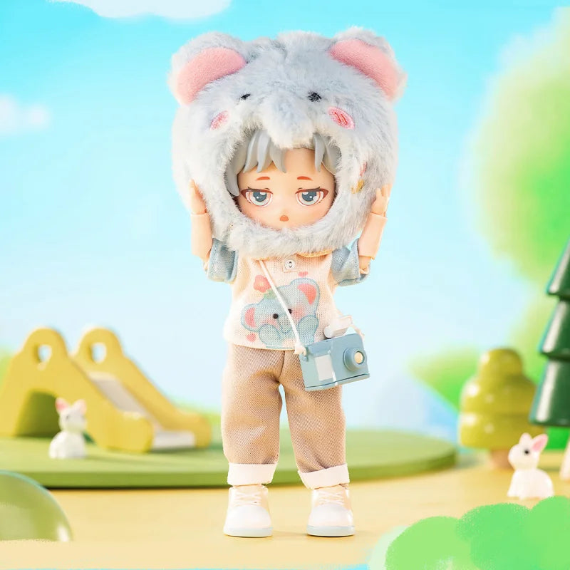 PEETSOON Garden Party Series BJD Doll 16cm Collectible Movable Figure