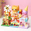 KEEPPLEY Unicorn Ice Cream Shop Street View Building Blocks
