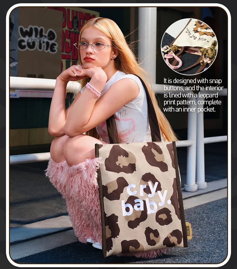 POP MART CRYBABY Wild but Cutie Series Shoulder Bag