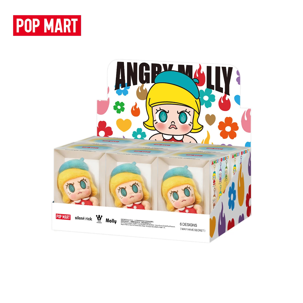 POP MART Angry Molly Angry Energy Plush Blind Box