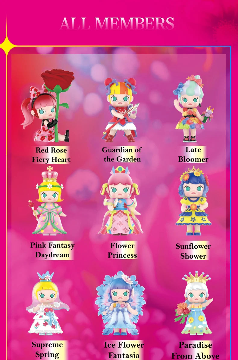 POP MART Molly x Mika Ninagawa Flower Dreaming Series Blind Box (Pre-Order)