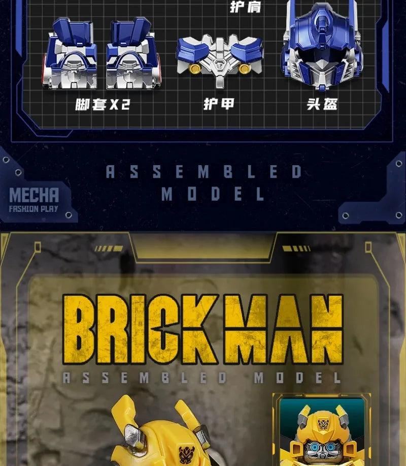 BLOKEES Transformers Optimus Prime, Megatron & Bumblebee Building Blocks