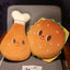 Fried Chicken Burger Plush Pillow – Kawaii Food Plush Toy