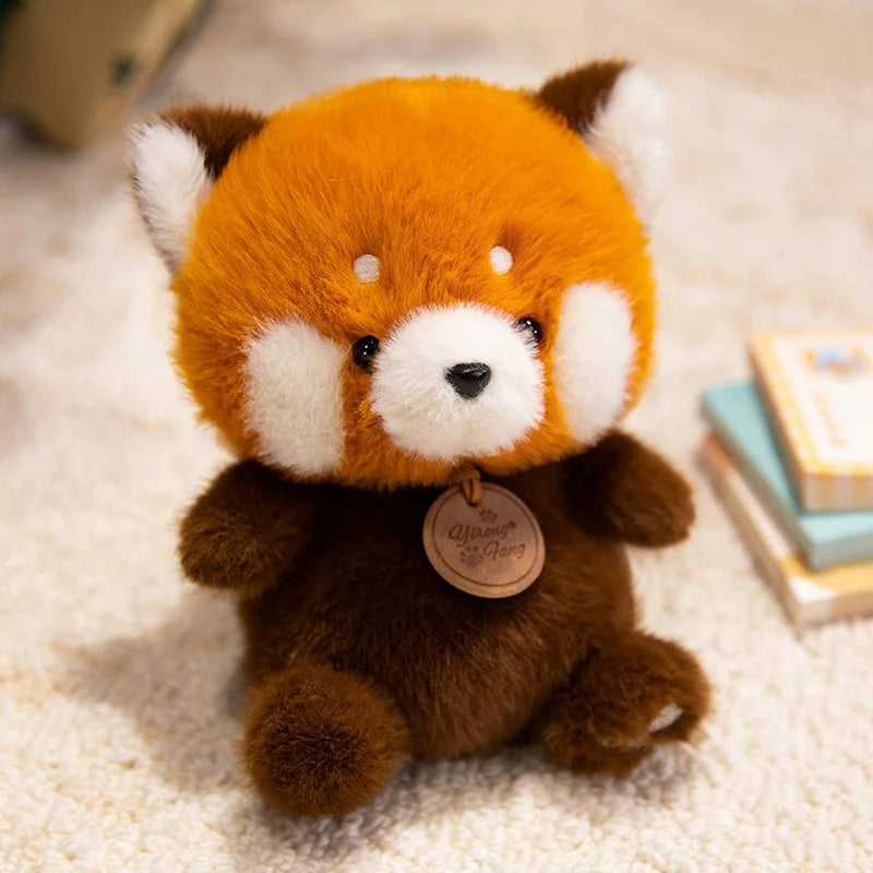 Cute Sitting Animals Plush – Red Panda, Fox, Sloth, Cat, Capybara & Pig