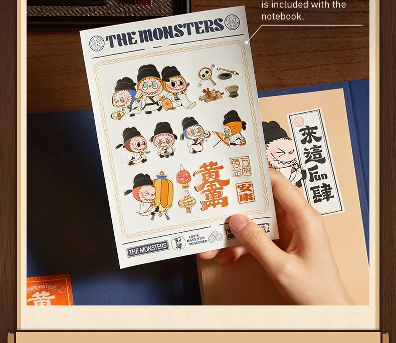 POP MART THE MONSTERS Let’s Have Fun Together Notebook