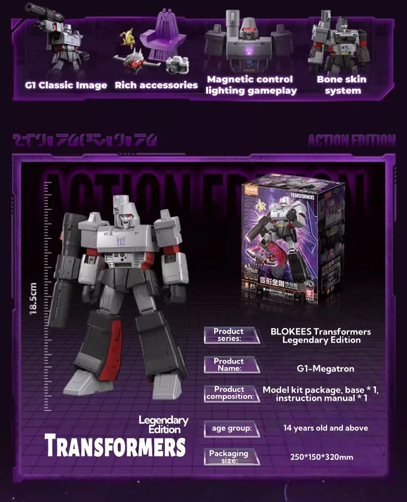 BLOKEES Transformers Legendary Edition Megatron Building Blocks