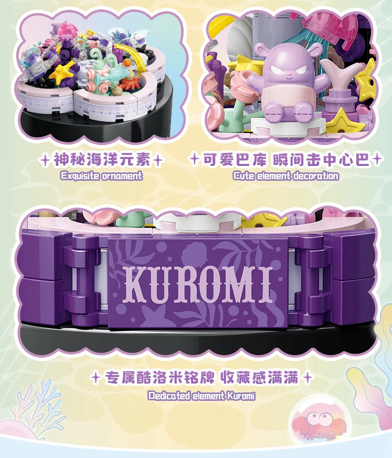 TOPTOY Sanrio Kuromi & Cinnamoroll Secret Realm Elf Series Building Blocks