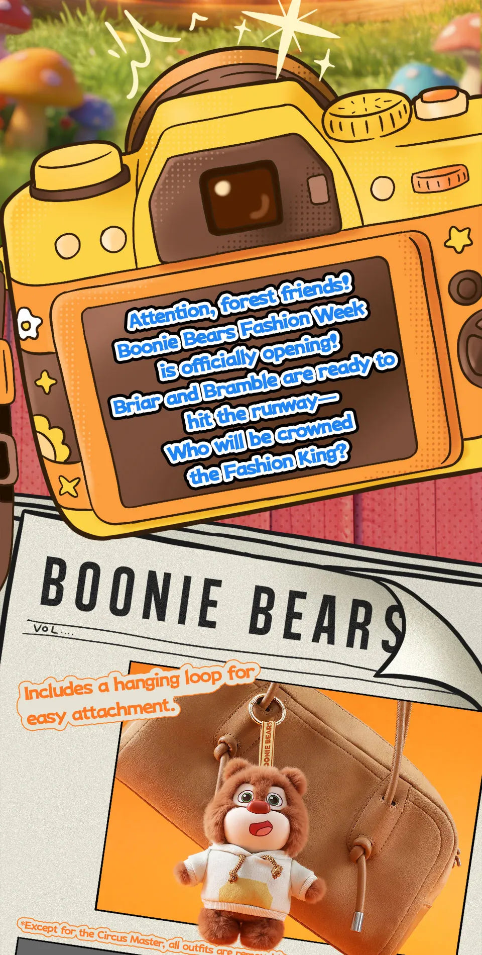 52TOYS Boonie Bears Fashion Week Plush Blind Box