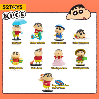 52TOYS Crayon Shin-chan Daily Life Series 3 Blind Box Mystery Collectible Figure
