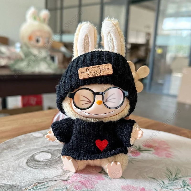 Labubu 17cm Doll Clothes Outfit Set | V1 V2 V3 Sitting Accessories & Designer Clothing