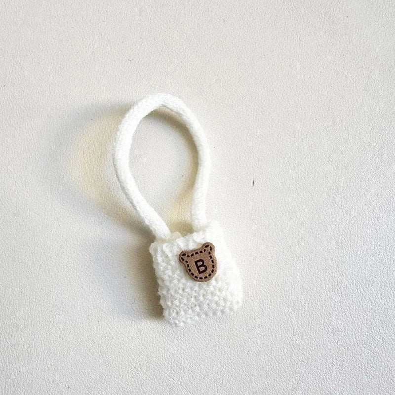 Labubu 17cm Doll Clothes & Accessories | Luxury Outfit with Sweater, Hat, Backpack, Mini Bag