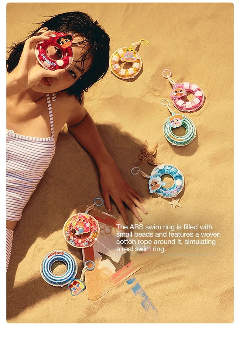 POP MART CRYBABY Vacation Mode On Pendant Blind Box