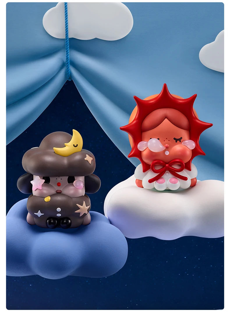 POP MART Crybaby Crying to the Moon Sitting Series Blind Box Figures