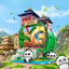 Panda Bamboo House Building Blocks Micro Block Set