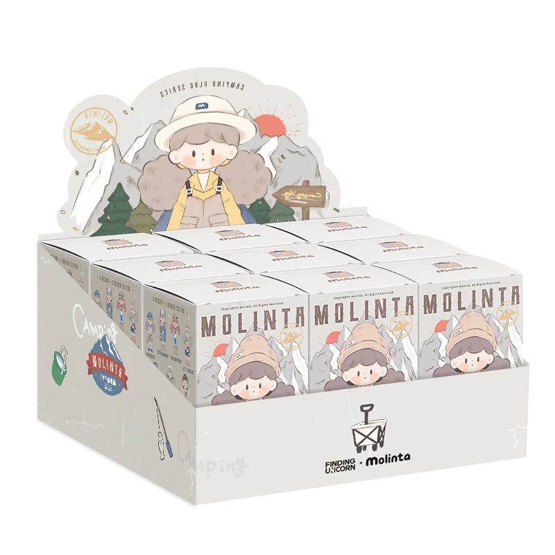 Finding Unicorn Molinta Camping Vlog Series Blind Box Collectible Figures