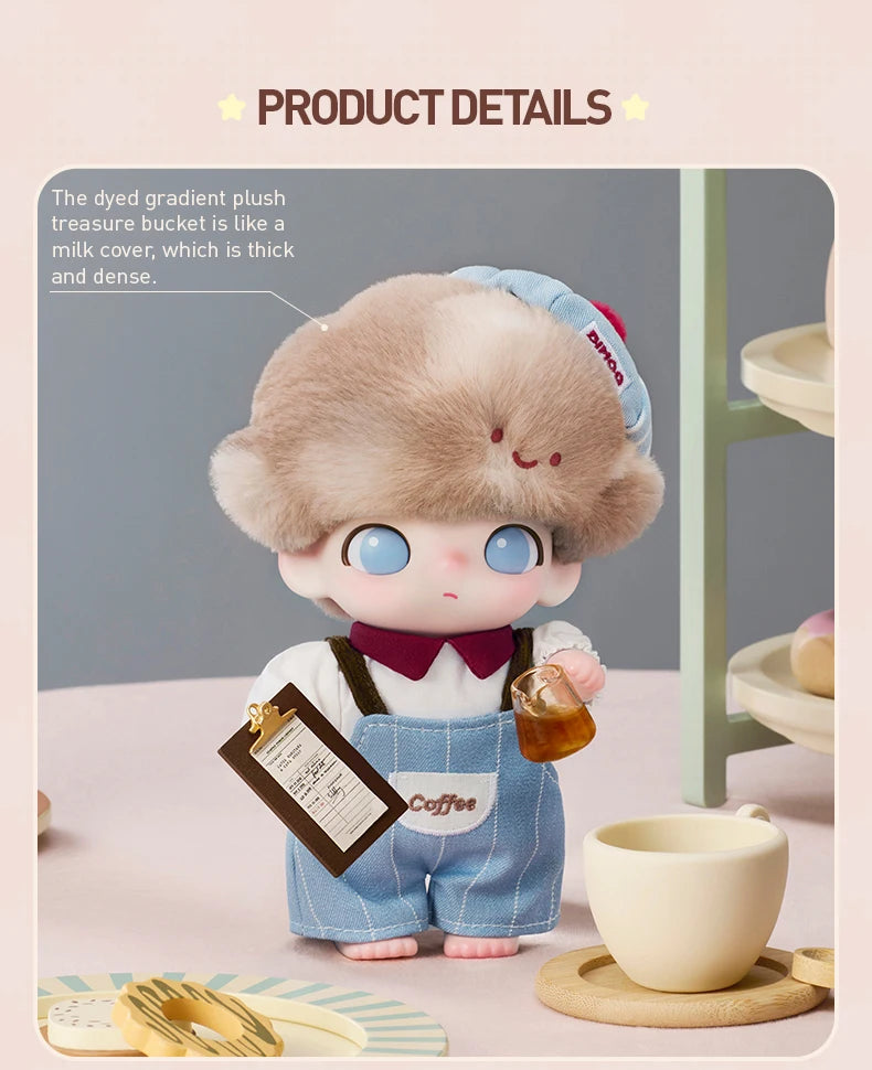 POP MART DIMOO Crush on Coffee Series Vinyl Plush Blister Pack