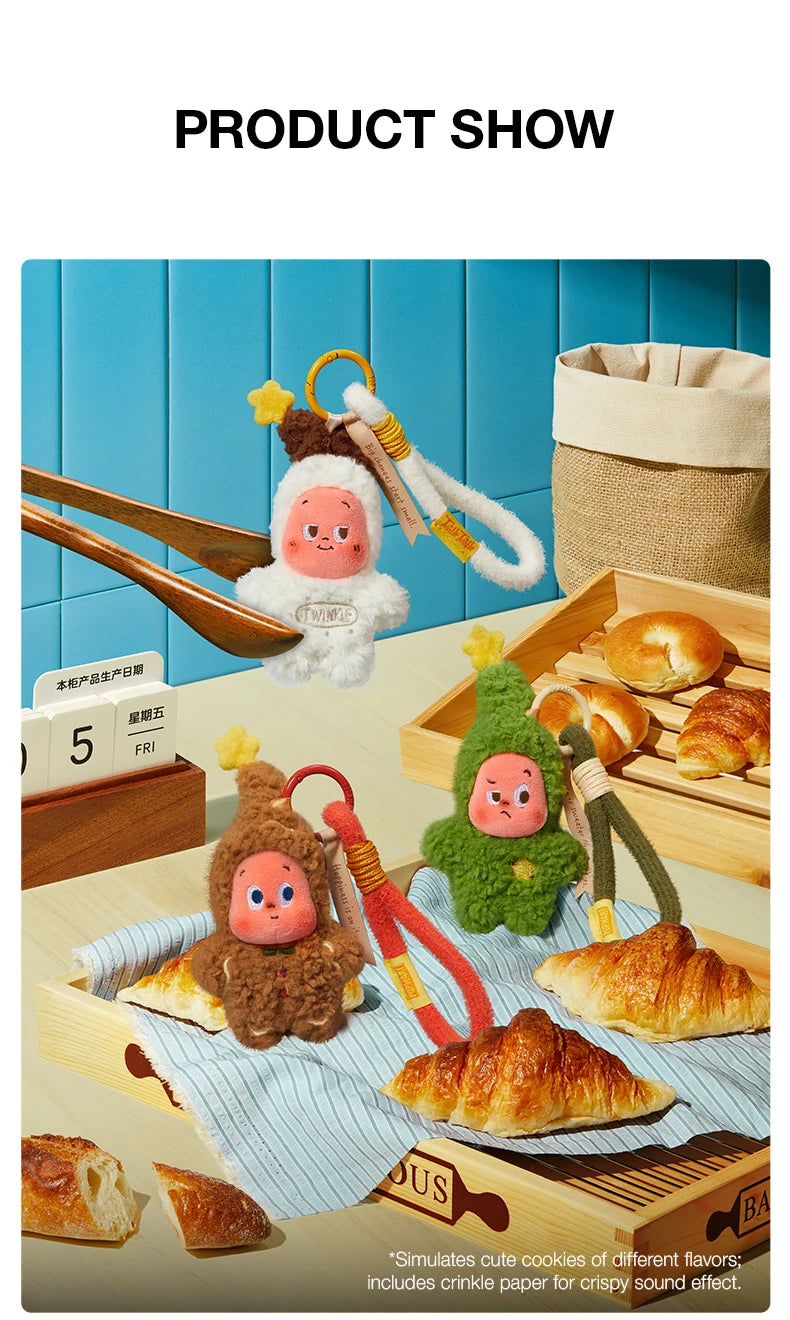 POP MART Twinkle Twinkle Fresh-Baked Mini Cookies Plush Pendant Blind Box