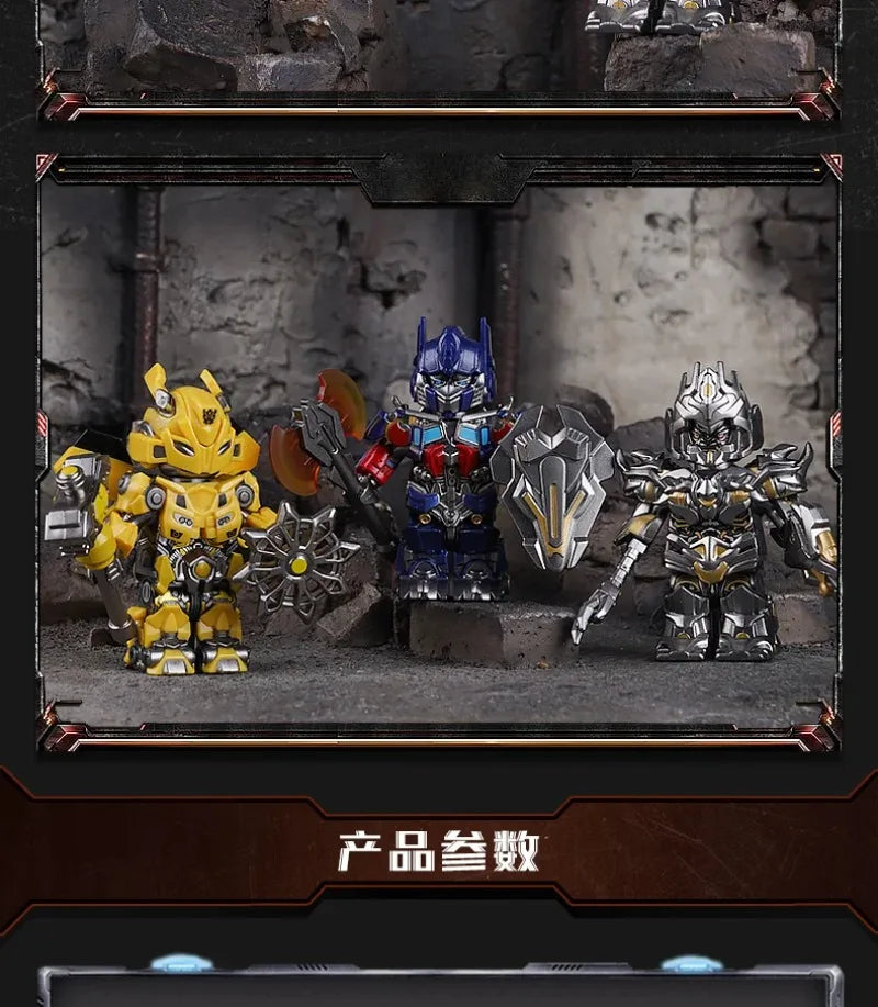 BLOKEES Transformers Optimus Prime, Megatron & Bumblebee Building Blocks