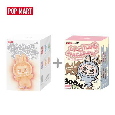POP MART Labubu The Monsters Combo Set Big Into Energy + Exciting Macaron