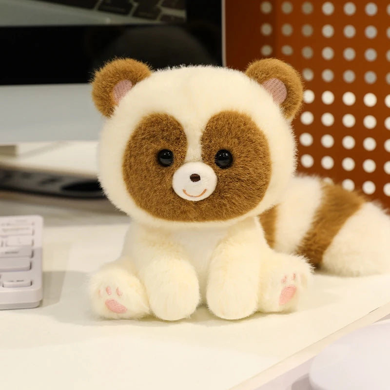 Cute Sitting Animals Plush – Red Panda, Fox, Sloth, Cat, Capybara & Pig