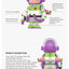 POP MART MEGA Space Molly 1000% Buzz Lightyear Limited Edition