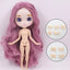 ICY DBS Blyth Doll Carved Lips Face White Skin Joint Body 1/6 BJD image 51