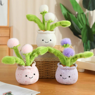 Cute Stuffed Plush Plant Toy Interesting Dandelion Plush packaging view