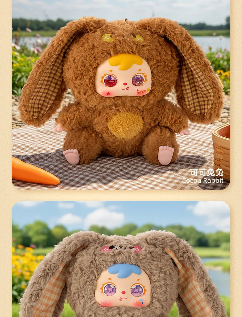 Samuel 500% Hairy Rabbit Family Plush Blind Box Collectible