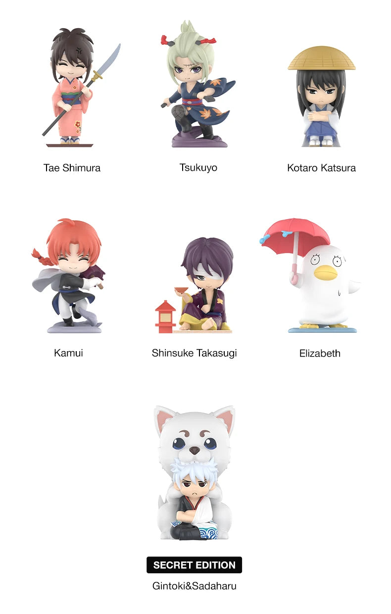 POP MART Gintama Welcome To Yorozuya Blind Box Figures