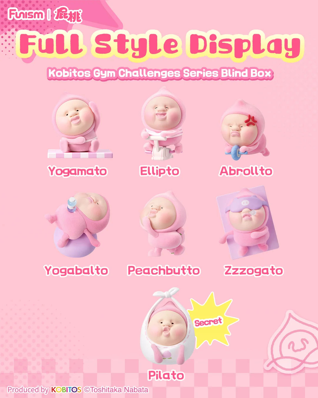 FUNISM Kobitos Gym Challenges Series Blind Box Figures