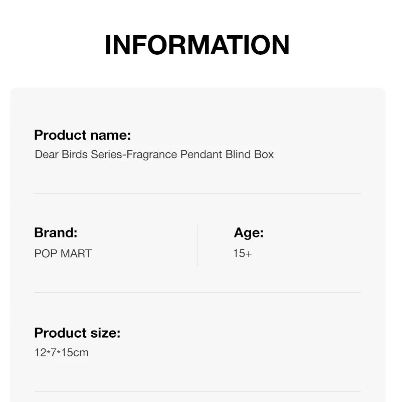 POP MART Dear Birds Series-Sachet Pendant Blind image 15