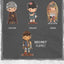 POP MART Hirono Reshape Series Mystery Box by Lang 1PC/9PCS POPMART Blind Box Anime Action Figure Cute Figurine