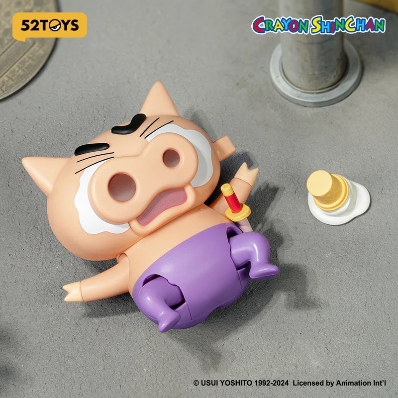 52TOYS Crayon Shinchan Dynamic Shin-Vibes Blind Box Mystery Collectible Toy