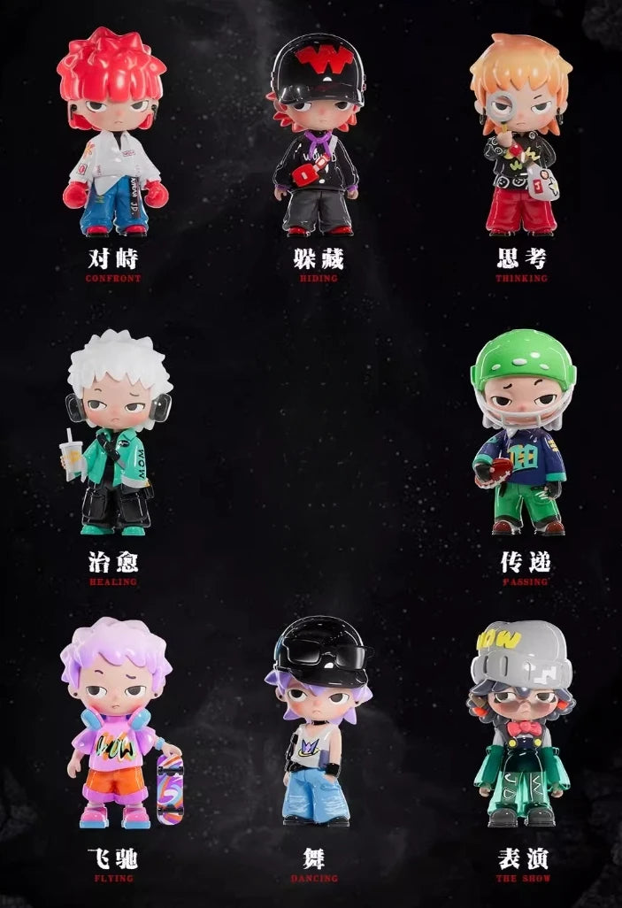 Cool Boy JD Multi Faced Life Series Blind Box Collectible Figures