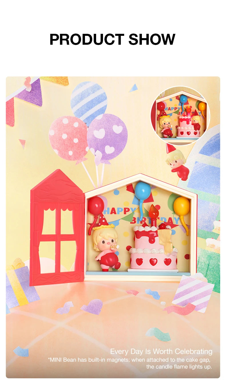 POP MART Sweet Bean Celebrate Ordinary Days Series Scene Set Blind Box