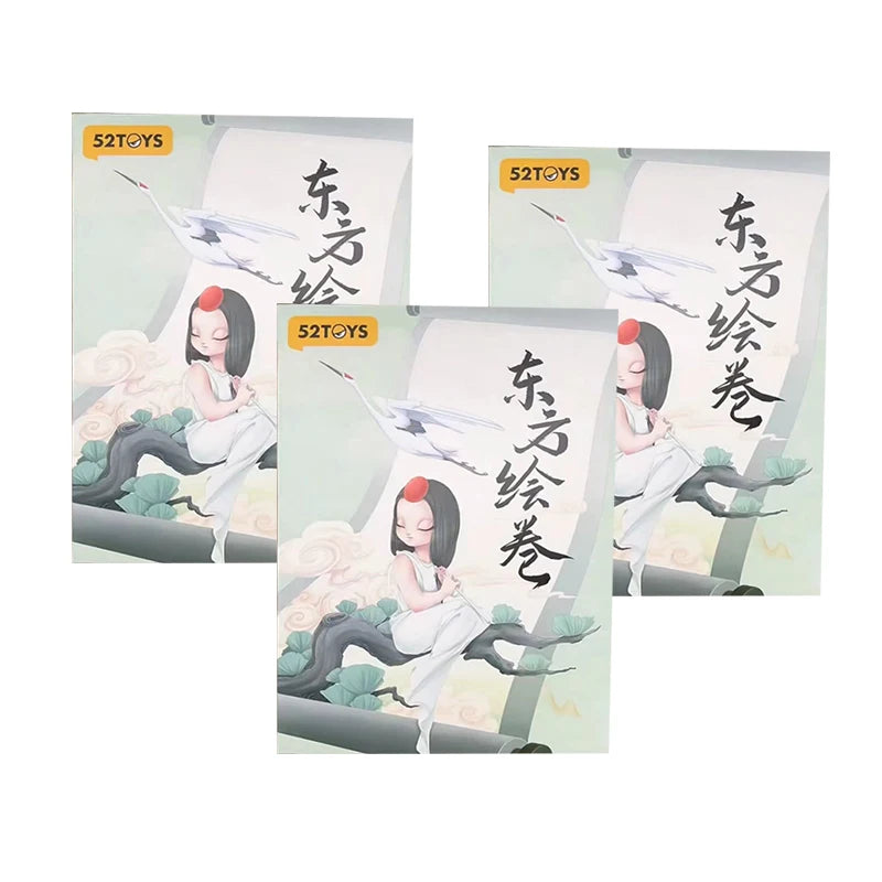 New Sleep Chinese Scrolls Series Blind Box Figures