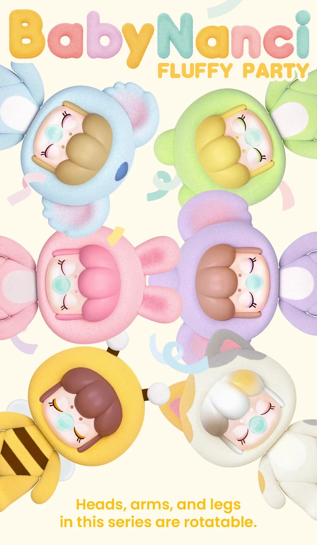 Rolife Baby Nanci Fluffy Party Blind Box Figures